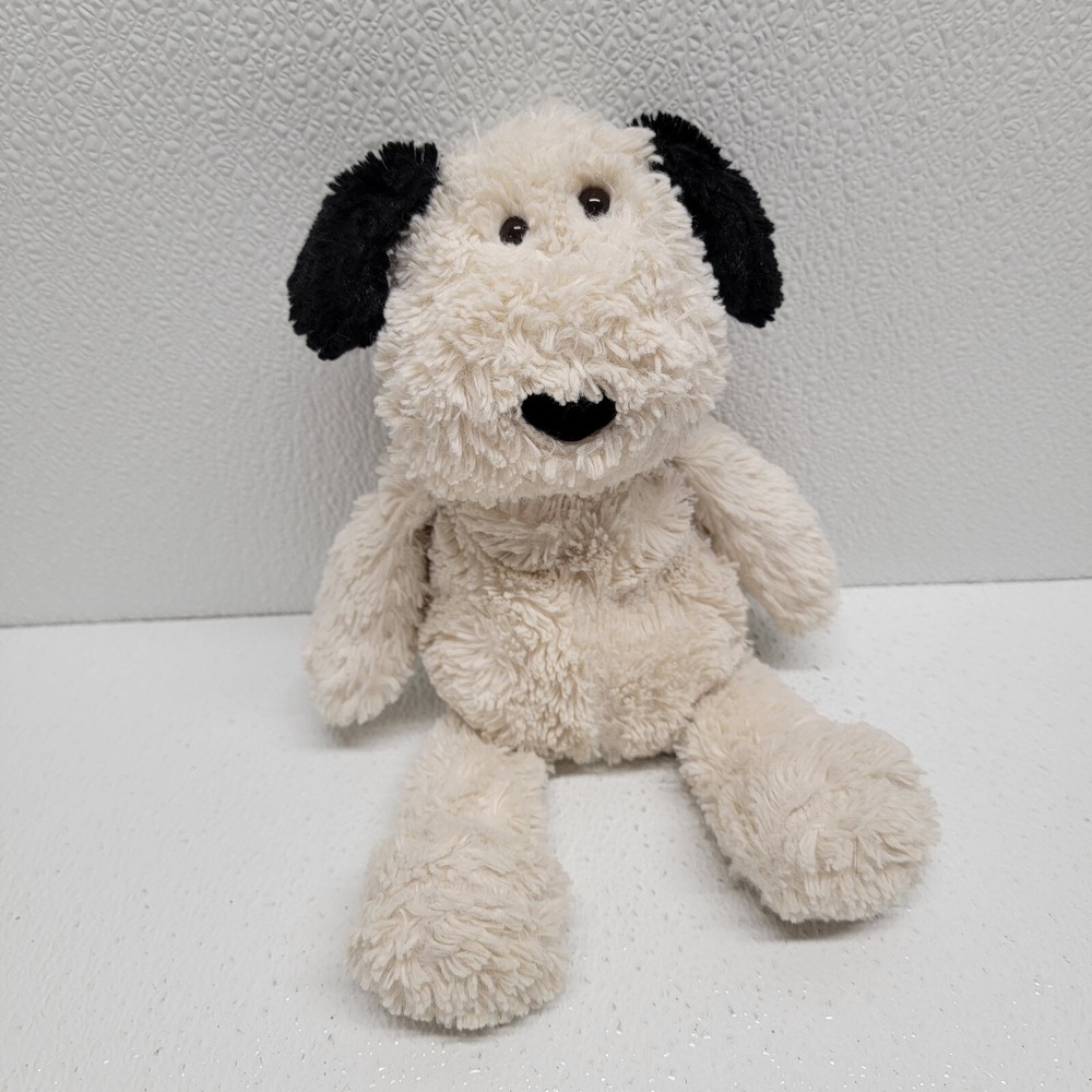 Manhattan Toy Company White Black 11" Puppy Dog Lovelies Payton Plush 2016